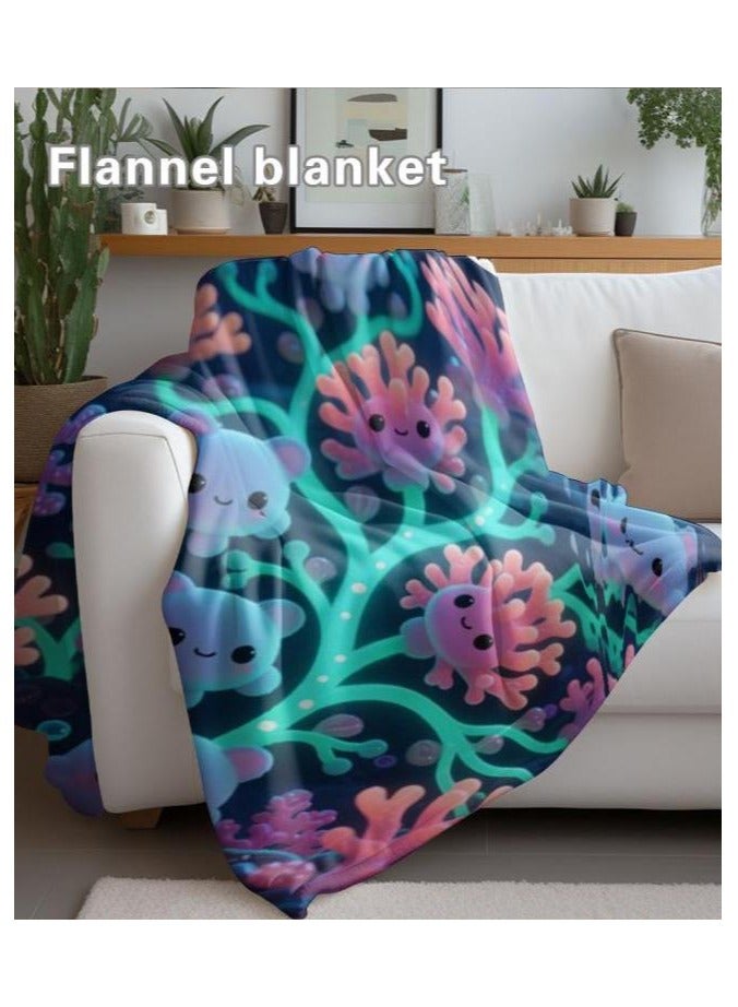 عام بطانية رقيقة من الفانيلا (دافئة ومريحة، ومناسبة للنوم واستخدام الألعاب وإزالة الغبار ومقاومة للرمل) 150 سم * 200 سم - 664 - Image 4