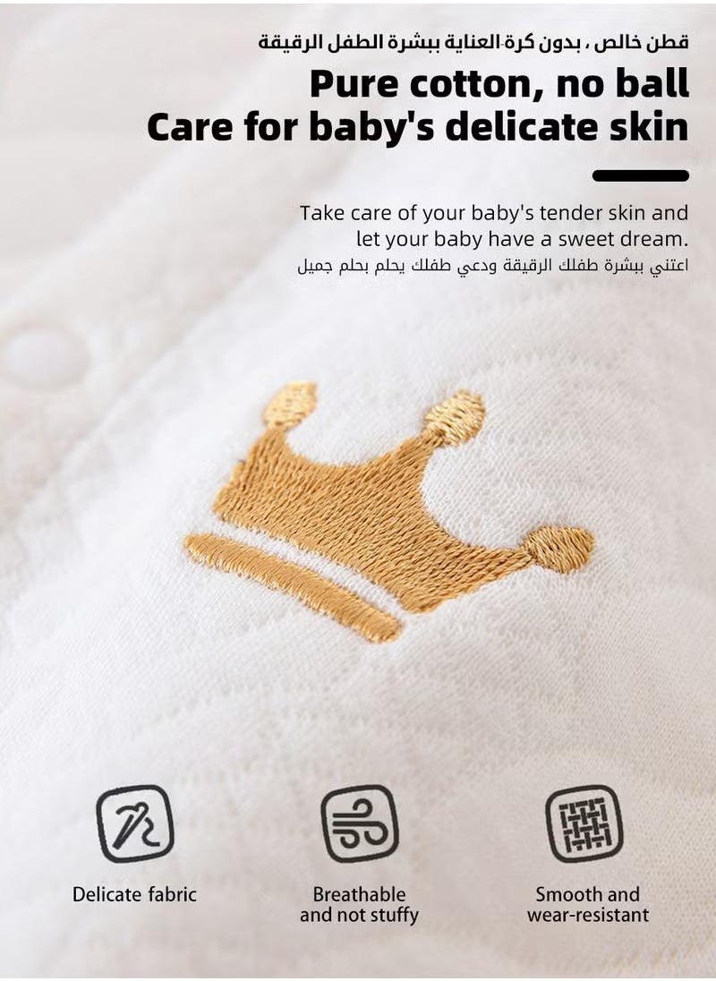 XiuWoo 20PCS Newborn Baby Gift Set, Newborn Layette Gift Set for Boys and Girls, Babies Essential Clothes Accessories with Baby Blanket, 100% Premium Cotton, for Spring Summer Autumn Winter Four Seasons 59cm for 0-3 month  - Image 5