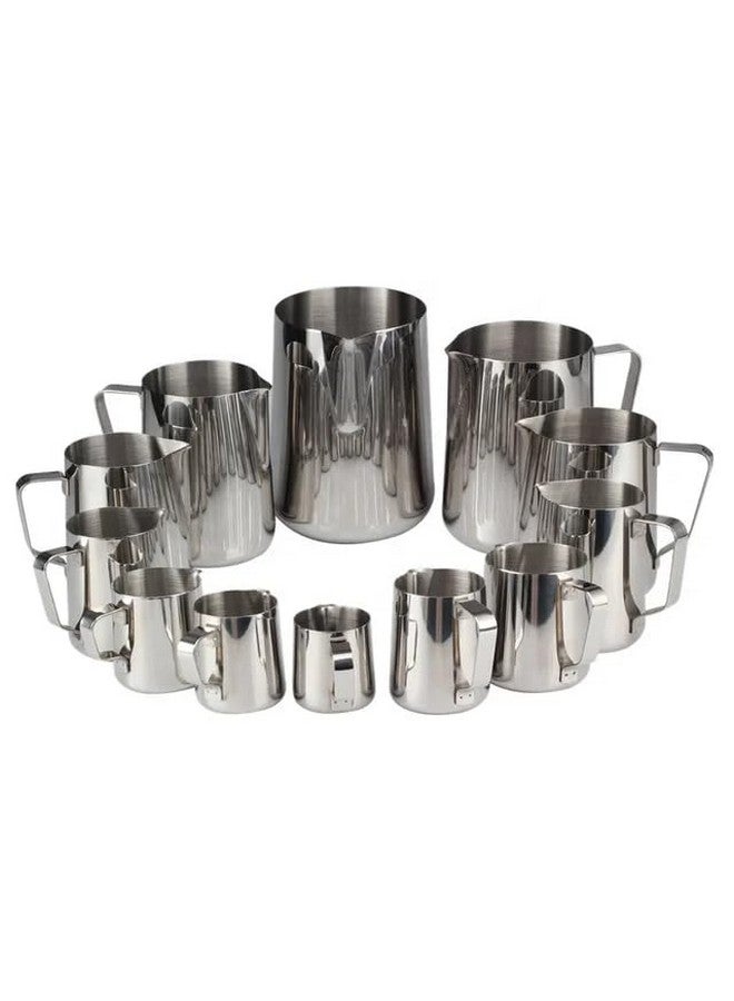 THW® إبريق قهوة كابتشينو من الفولاذ المقاوم للصدأ بسعة 2000 مل (2 لتر) - آمن في غسالة الصحون، متين، مثالي للاستخدام في المنزل والمطاعم - Image 2