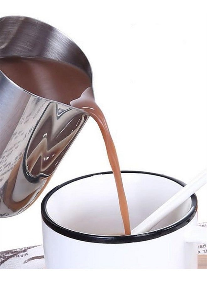 THW® إبريق قهوة كابتشينو من الفولاذ المقاوم للصدأ بسعة 2000 مل (2 لتر) - آمن في غسالة الصحون، متين، مثالي للاستخدام في المنزل والمطاعم - Image 3