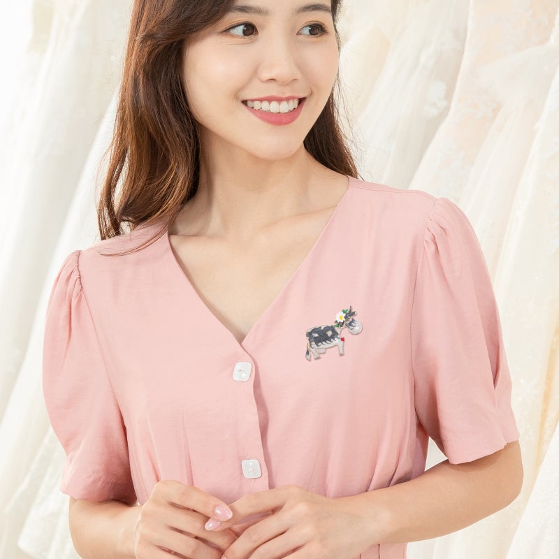 👕 دبوس كرتوني ظريف قطعتان 3 5x0 2 سم إكسسوارات ملابس تصميم مبدع يومي - Image 4