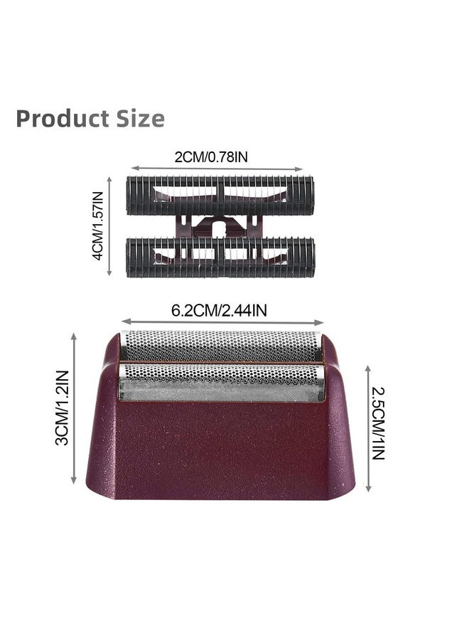colorski 4 Pack Professional 5 Star Series Finale Shaver Replacement Foil And Cutter Bar Assembly Compatible With Wahl Shaver Foil 7031100 7043100 Super Close Shaving Replacement Heads  - Image 5
