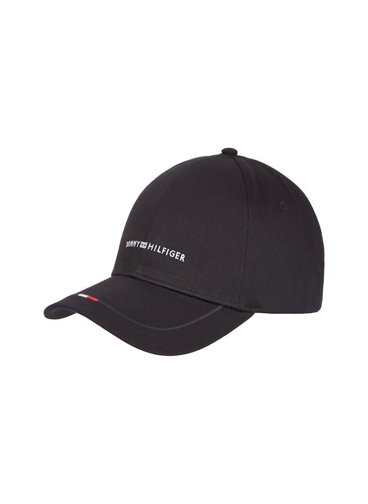 TOMMY HILFIGER - Logo Detailed Curved Peak Cap - Image 1