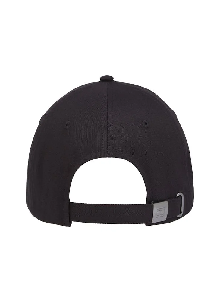 تومي هيلفيغر Logo Detailed Curved Peak Cap