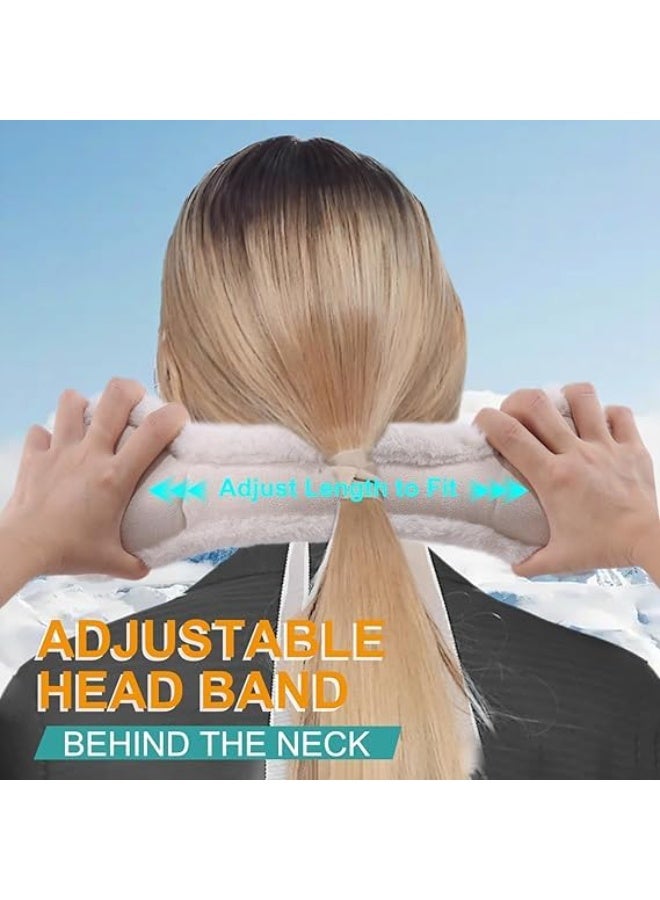 سدادات أذن للشتاء للنساء والرجال، سدادات أذن شتوية قابلة للتعديل للنساء، سدادات أذن لطيفة للنساء لممارسة الرياضات الشتوية - Image 2