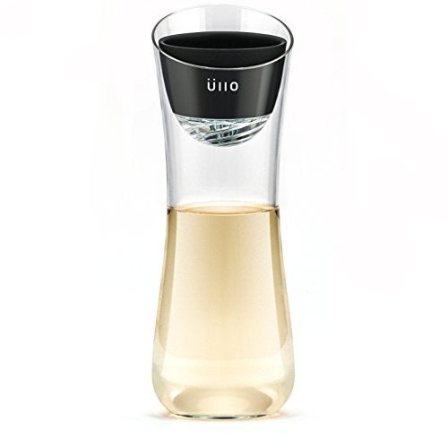 Ãœllo Ullo Wine Purifier and Hand Blown Carafe with 6 Selective Sulfite Filters Restore the Natural Purity of Wine by Removing Histamines and Sulfites 