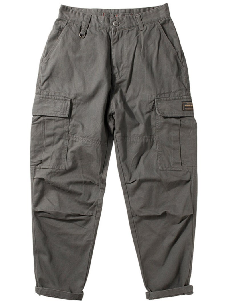 Foreign trade overalls men's construction site work welder labor protection work pants wear-resistant men's work pants - Image 3