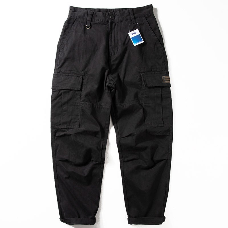 Foreign trade overalls men's construction site work welder labor protection work pants wear-resistant men's work pants - Image 1