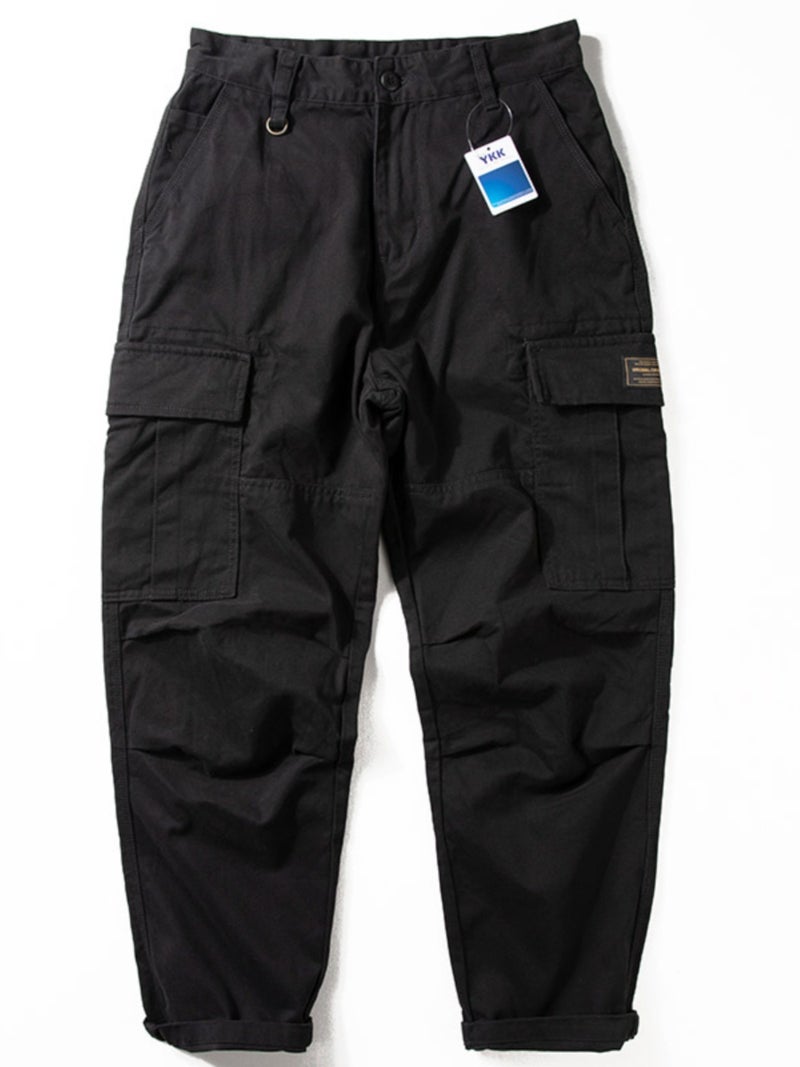 Foreign trade overalls men's construction site work welder labor protection work pants wear-resistant men's work pants - Image 5