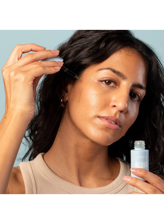 بلومي بلوم ميلت داون - زيت الوجه برائحة التانسي الأزرق - علاج حب الشباب + مُقلِّل للمسام - سيروم مُنعِّم للبشرة بزيت ثمر الورد وزيت بذور حبة البركة السوداء - يُساعد على تهدئة الاحمرار وتحسين ملمس البشرة (0.5 أونصة) - Image 3