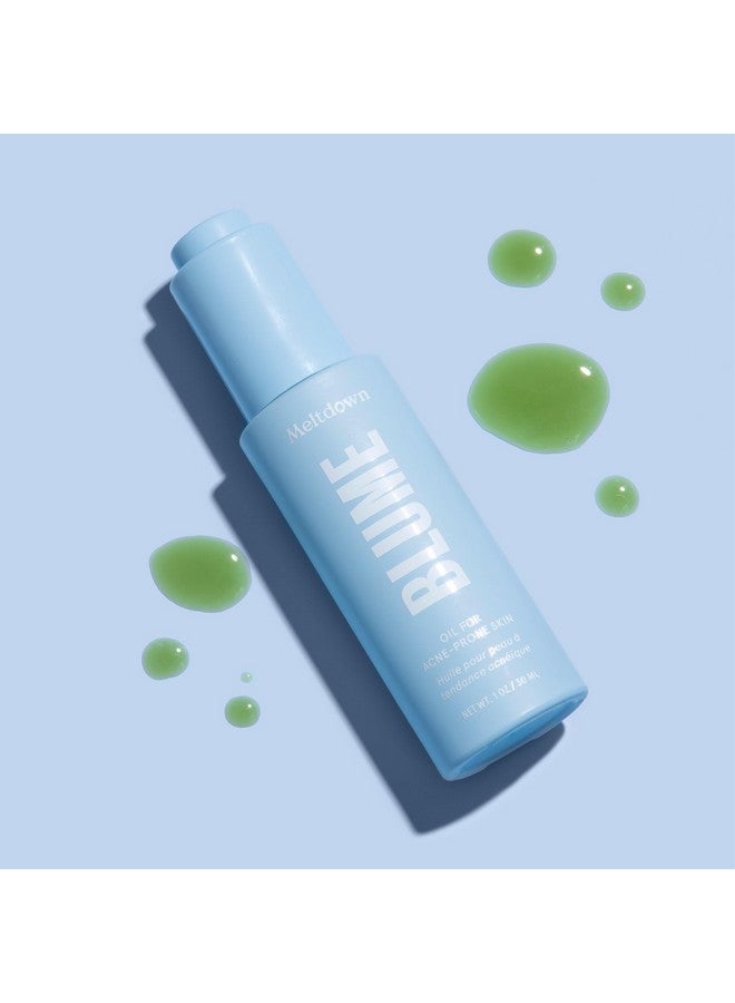 بلومي بلوم ميلت داون - زيت الوجه برائحة التانسي الأزرق - علاج حب الشباب + مُقلِّل للمسام - سيروم مُنعِّم للبشرة بزيت ثمر الورد وزيت بذور حبة البركة السوداء - يُساعد على تهدئة الاحمرار وتحسين ملمس البشرة (0.5 أونصة) - Image 5