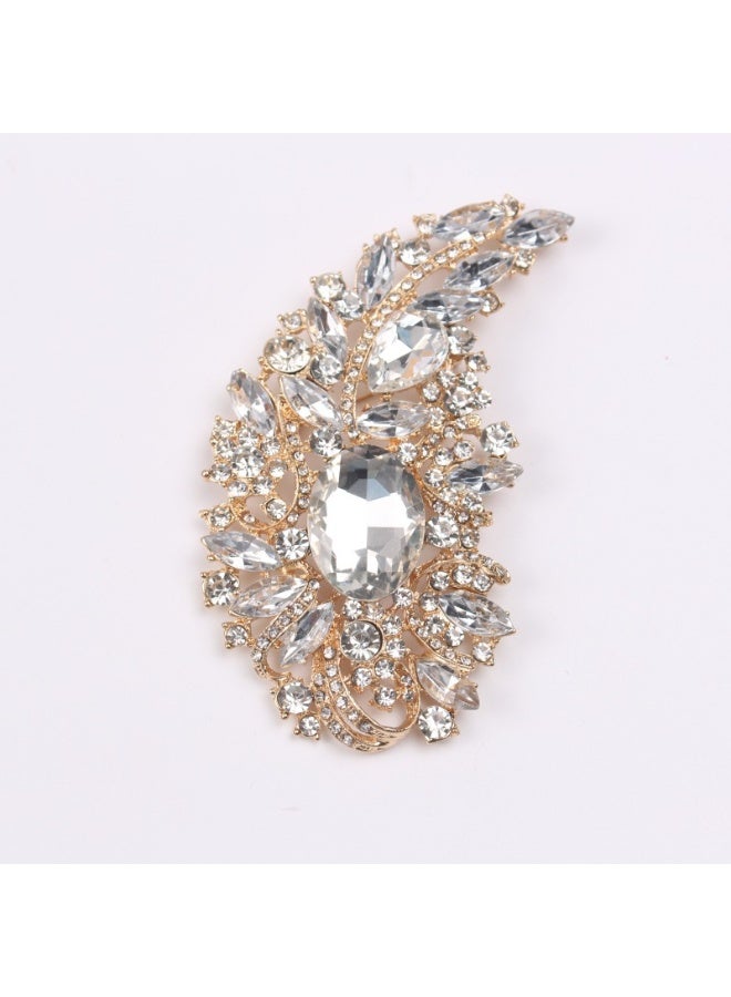 Mark Fairwhale Retro Fashion High-end Rhinestone Brooch 