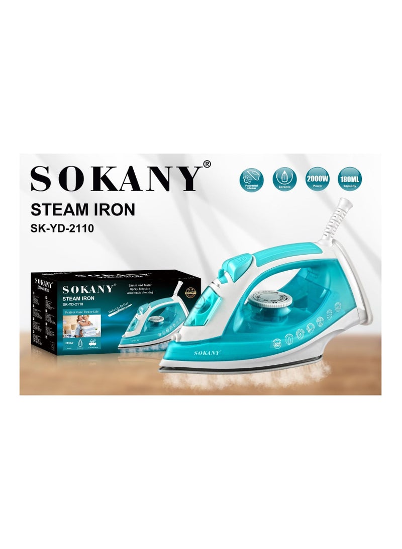 sokany Sokany Clothes Iron 2000 Watt Sk 2110