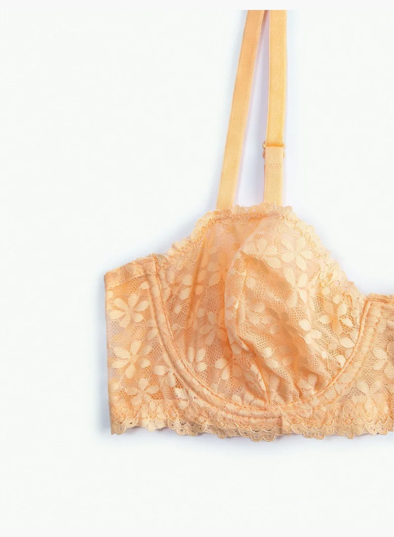 KOTON Unpadded Underwired Bra Lacy