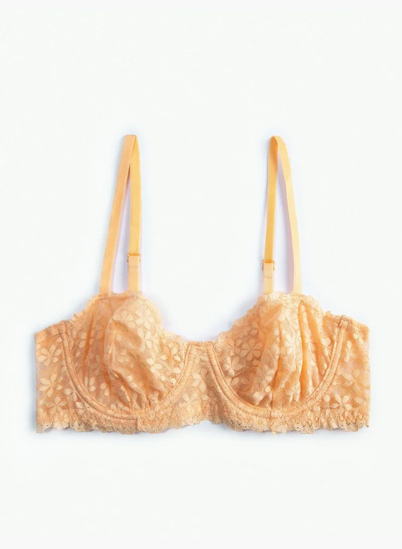 KOTON Unpadded Underwired Bra Lacy