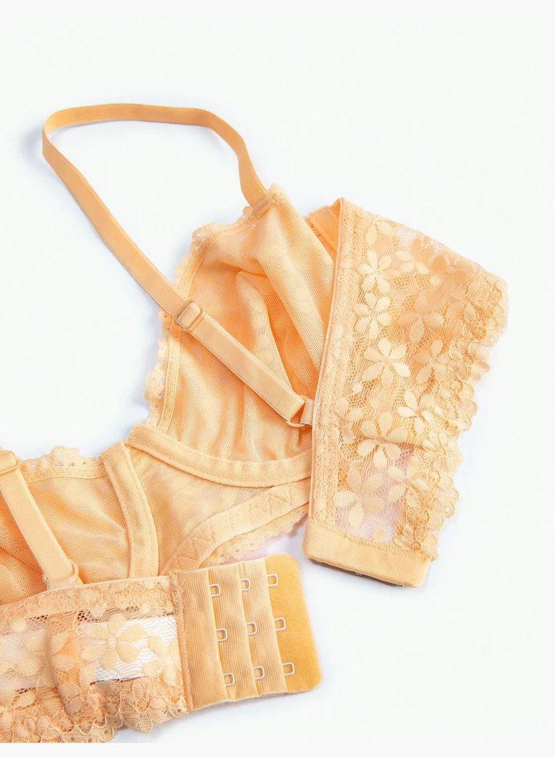 KOTON Unpadded Underwired Bra Lacy