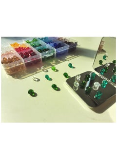ESSEN 1368+ pcs Crystal Glass Beads, Spacers & Charms for DIY Bracelet Jewelry Making Kit  - Image 4