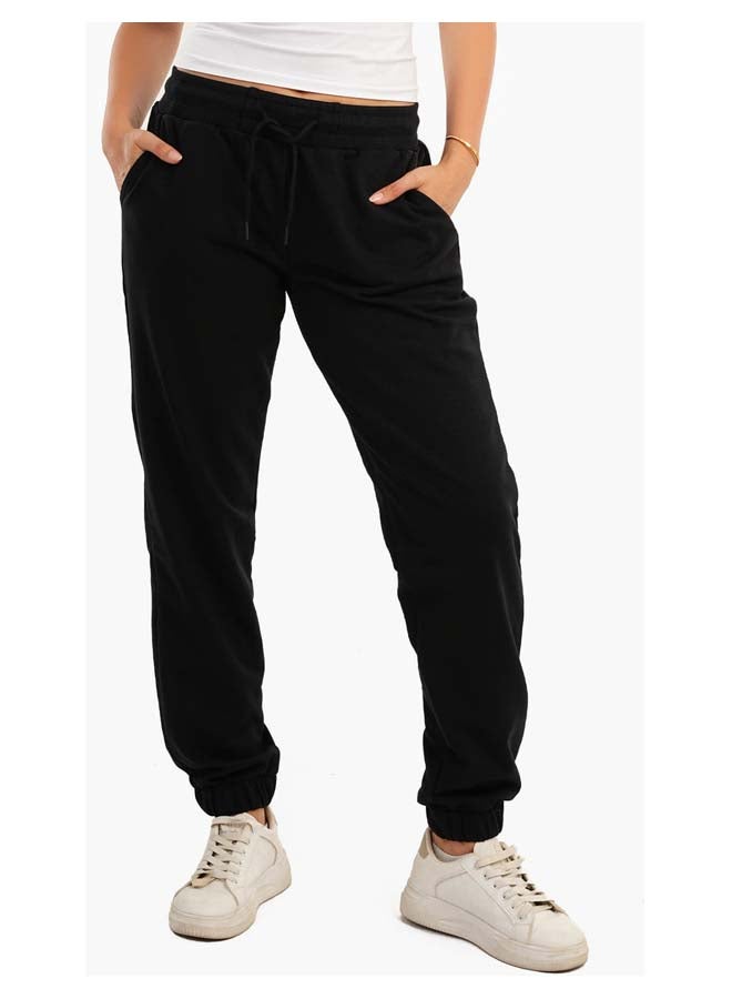 Carina Black Lounge Joggers  - Image 1