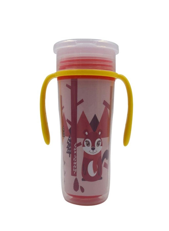 Moppets Double Wall 360° Transition Sipper Cup for Baby/Toddlers -12 Months to24 Months (Lip Activated Control Flow) - 12 Oz (RED) - - Image 1