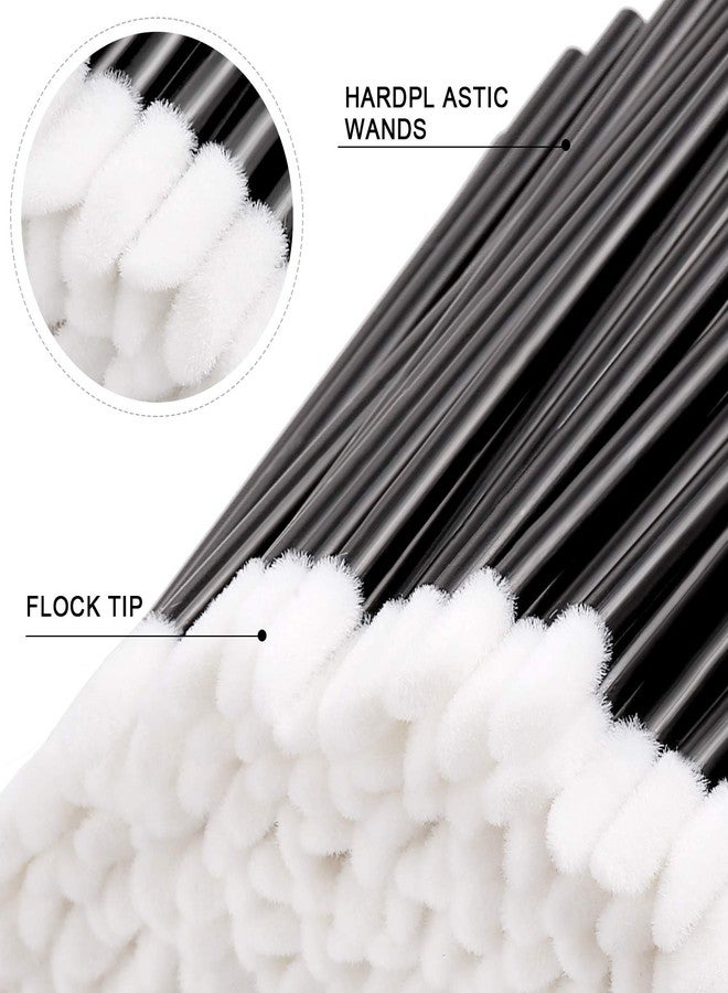 Obinhere 600pcs Disposable Lip Brushes Make Up Brush Lip Gloss Applicators Lipstick Wands Tool Kits Lip gloss Applicators Tester Wands (black) (600) - Image 3