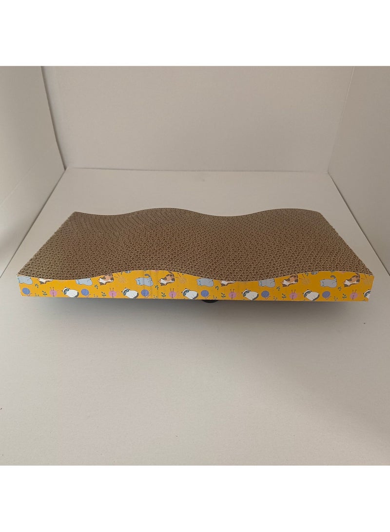 يوريفو لوح خدش للقطط من الحيوانات الأليفة وسادة خدش متينة للقطط ، سرير من الورق المقوى للقطط ، وسادة وصالة للخدش للقطط ، مخلب طحن للقطط - Image 1