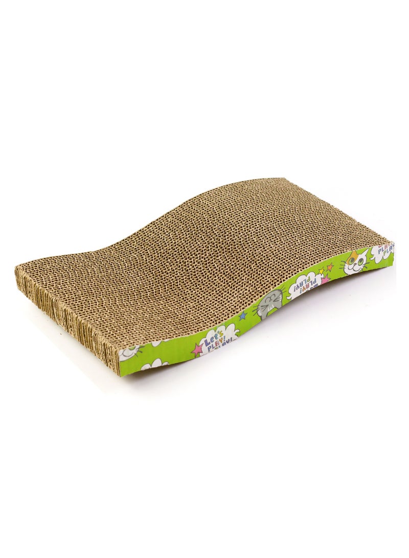 يوريفو لوح خدش للقطط من الحيوانات الأليفة وسادة خدش متينة للقطط ، سرير من الورق المقوى للقطط ، وسادة وصالة للخدش للقطط ، مخلب طحن للقطط - Image 2