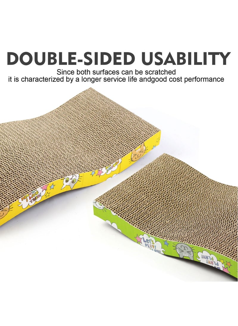 SKY-TOUCH - Pet Cat Scratcher Board Durable Cat Scratching Pad, Cat Cardboard Bed, Cat Scratching Pad & Lounge, Cat Grinding Claw - Image 1