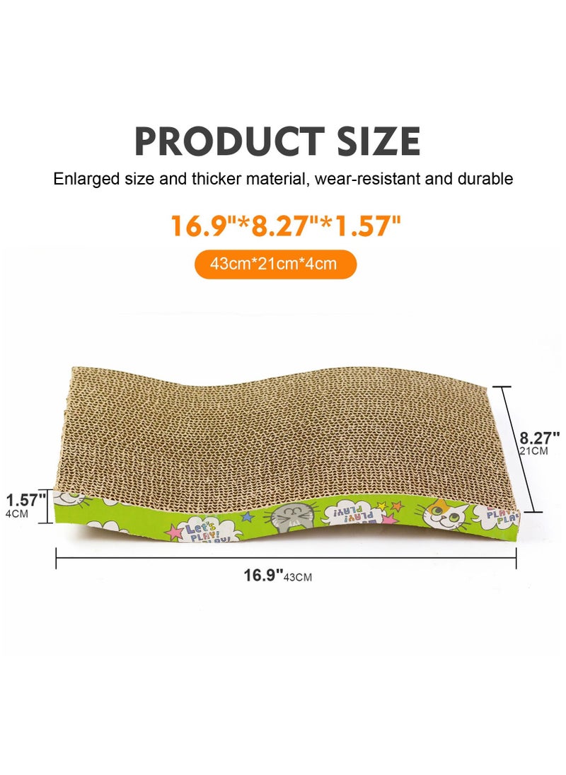SKY-TOUCH - Pet Cat Scratcher Board Durable Cat Scratching Pad, Cat Cardboard Bed, Cat Scratching Pad & Lounge, Cat Grinding Claw - Image 1