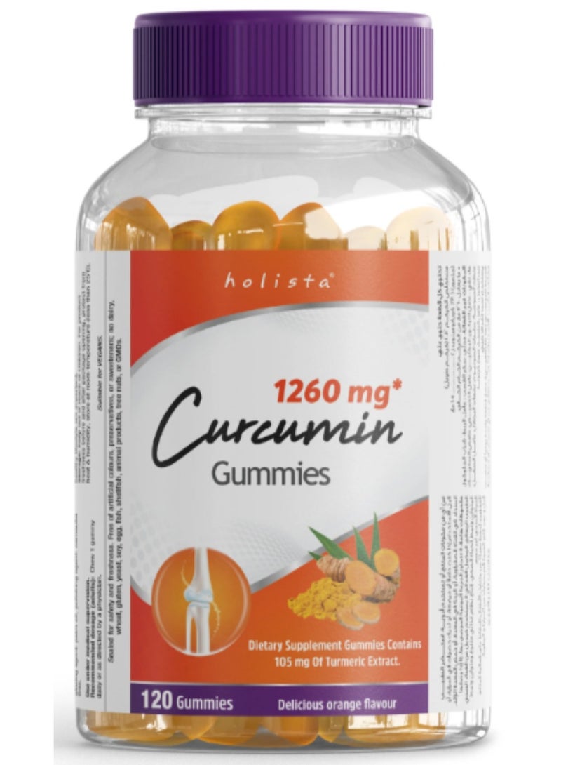 هوليستا كوركومين 1260 مجم مستخلص الكركم 120 قطعة حلوي - Image 1