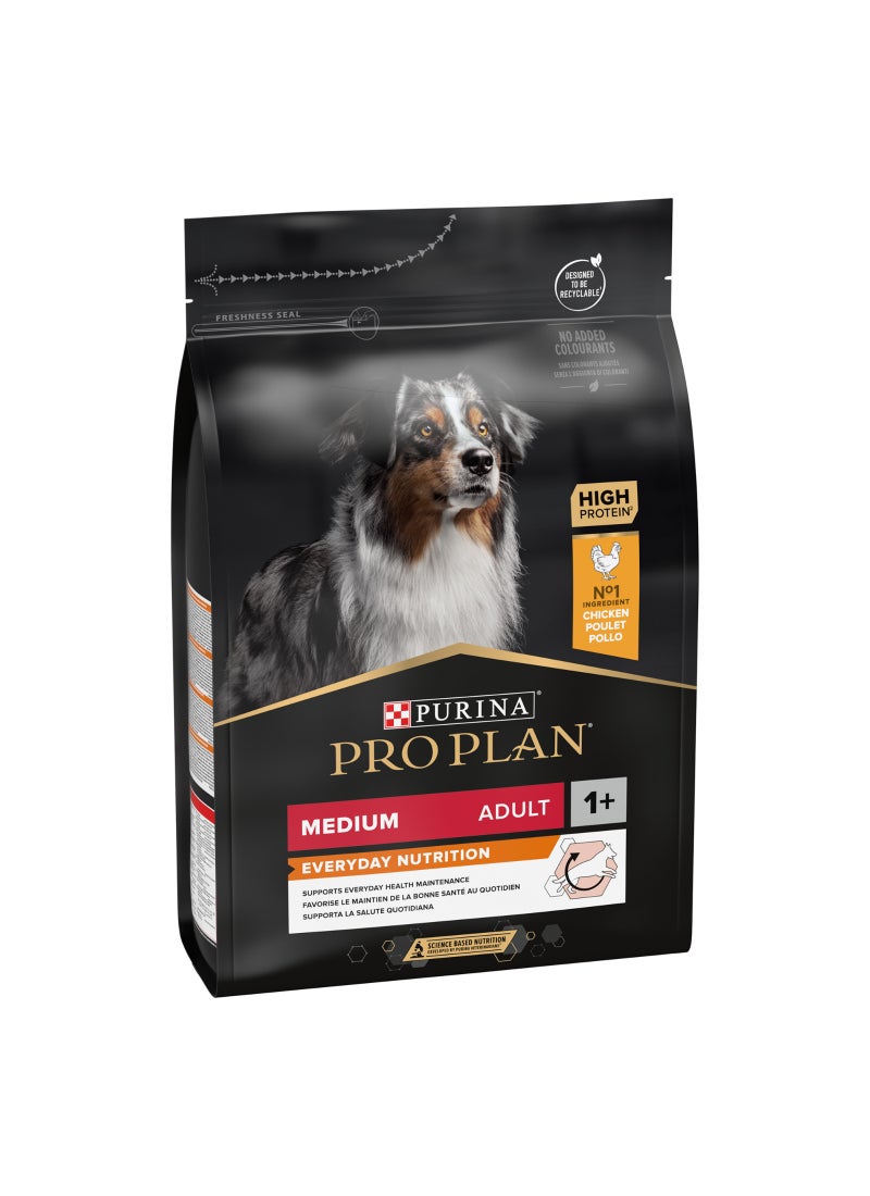 بورينا برو بلان Pro Plan Everyday Nutrition Medium Adult Dry Dog Food With Chicken - Image 3