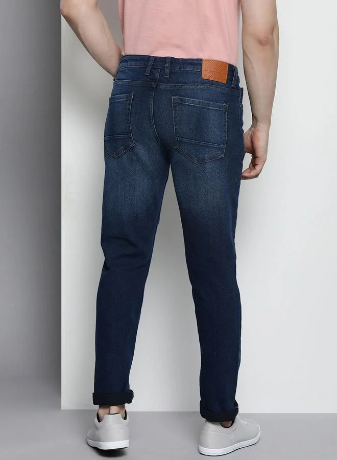 The Indian Garage Co  Men Slim Fit Solid Jeans for Men | Best Price UAE