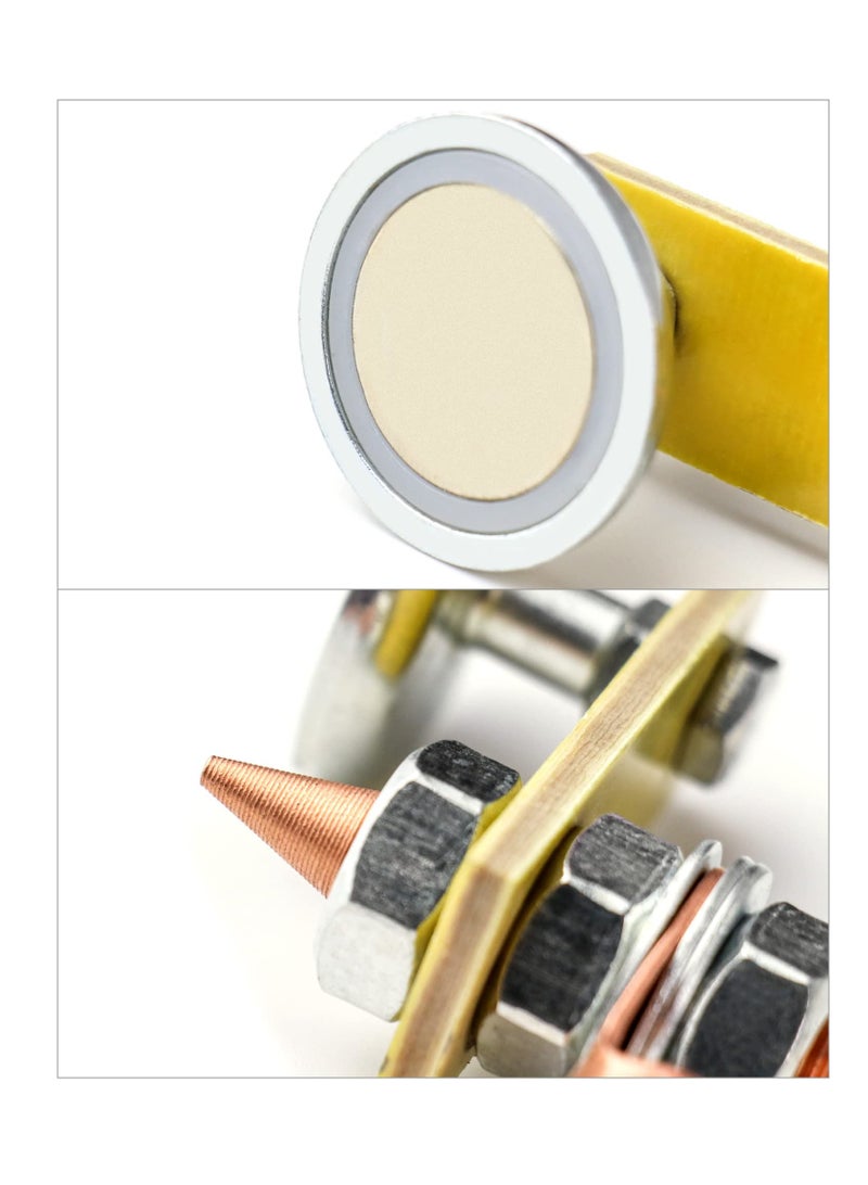 SYOSI Welding Magnetic Ground Clamp, Welding Magnet Head, Copper Tail Welding Support Tool Upgrade Magnetic Welding Support Ground Clamp Tools, Welding Magnet Head Strong Magnetism Large Suction (2 Pack) - Image 4