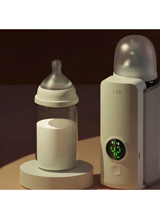 Baby Bottle Warmer Fast Heating - Portable Milk & Formula Warmer for Home, Car & Travel, BPA Free Electric Bottle Heater with Auto Shut Off for Breast Milk, Baby Food Jars & Liquids - Image 5