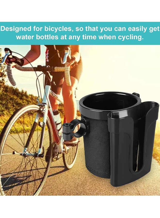 UNUNS 3-In-1 Bike Cup Holder,Motorbike Handlebar Water Bottle Holders+Cell Phone Holder+Keys Holder,Multifunctional Cup Holder For Baby Bottles,Drink Bottle,Beverage Cup,Fit Bicycle Motorcycle Scooter Boat - Image 5