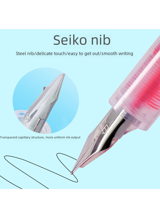 سنو وايت قلم سنو وايت الأصلي FP20 سعة كبيرة يمكن التخلص منه سريع الجفاف حبر سائل مباشر بدون حبر مناسب للتلاميذ - Image 2