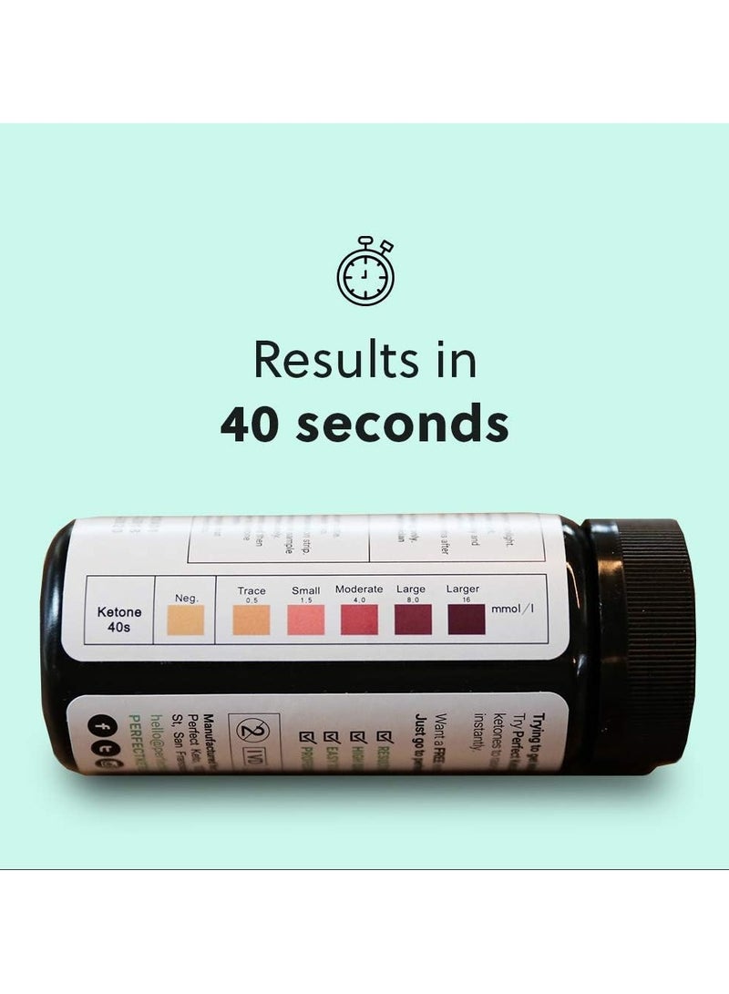 Perfect Keto Ketone Test Strips 100 strips - Image 2