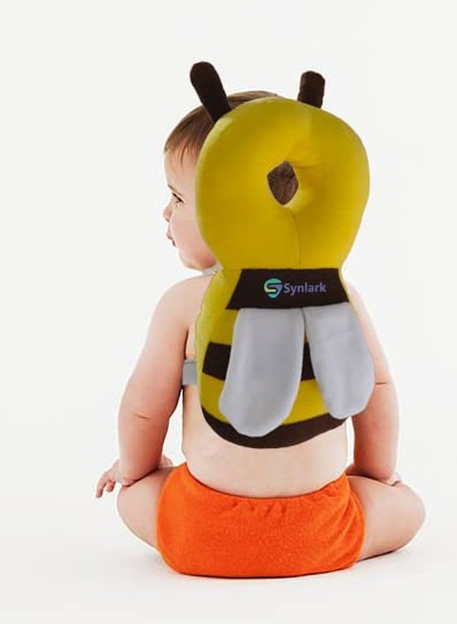 Synlark Head Safety Protector Pad for Baby Toddler Walker,Infant Head Protection Backpack Cushion Age 6-15 Months (Yellow) - Image 1