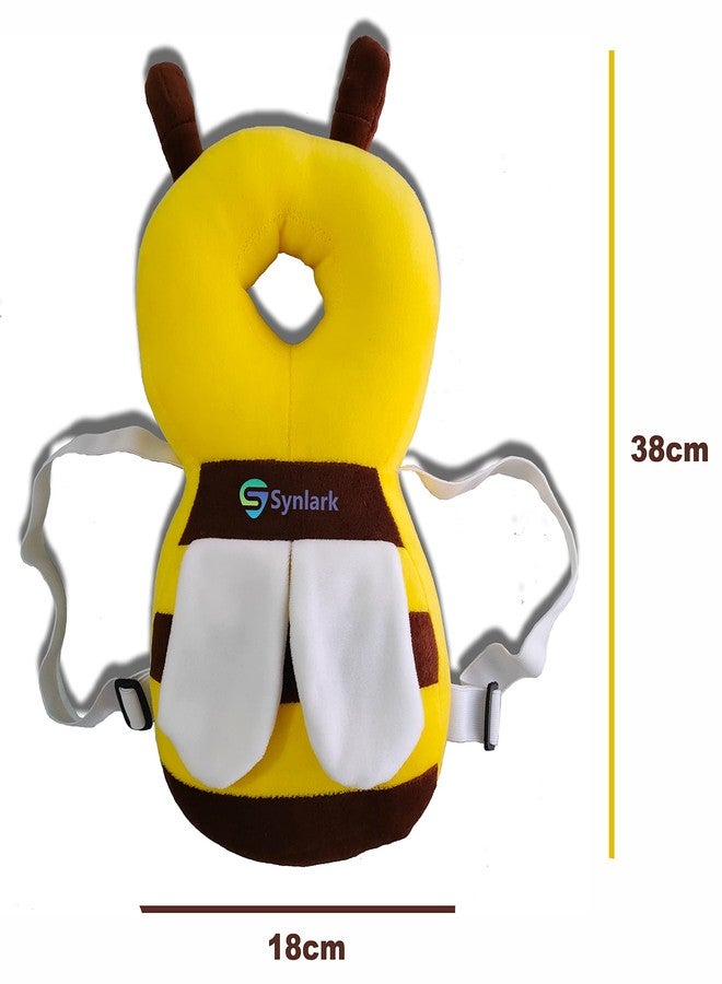 Synlark Head Safety Protector Pad for Baby Toddler Walker,Infant Head Protection Backpack Cushion Age 6-15 Months (Yellow) - Image 3