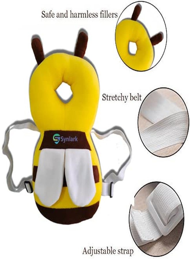 Synlark Head Safety Protector Pad for Baby Toddler Walker,Infant Head Protection Backpack Cushion Age 6-15 Months (Yellow) - Image 4