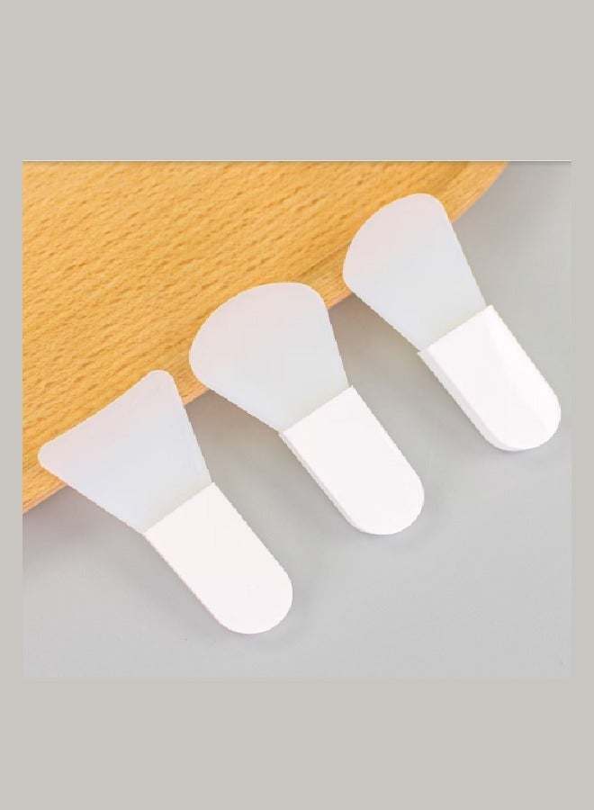 3-Piece Cream Brush Set – Soft Bristles for Foundation/Concealer/Makeup - Image 1