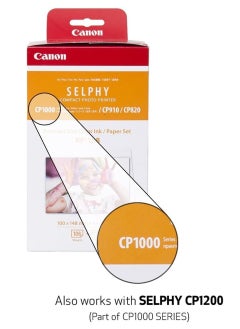 Canon SELPHY Compact Photo Printer Postcard Size Color Ink/Paper Set RP-108 ( Pack of 5 )  - Image 3