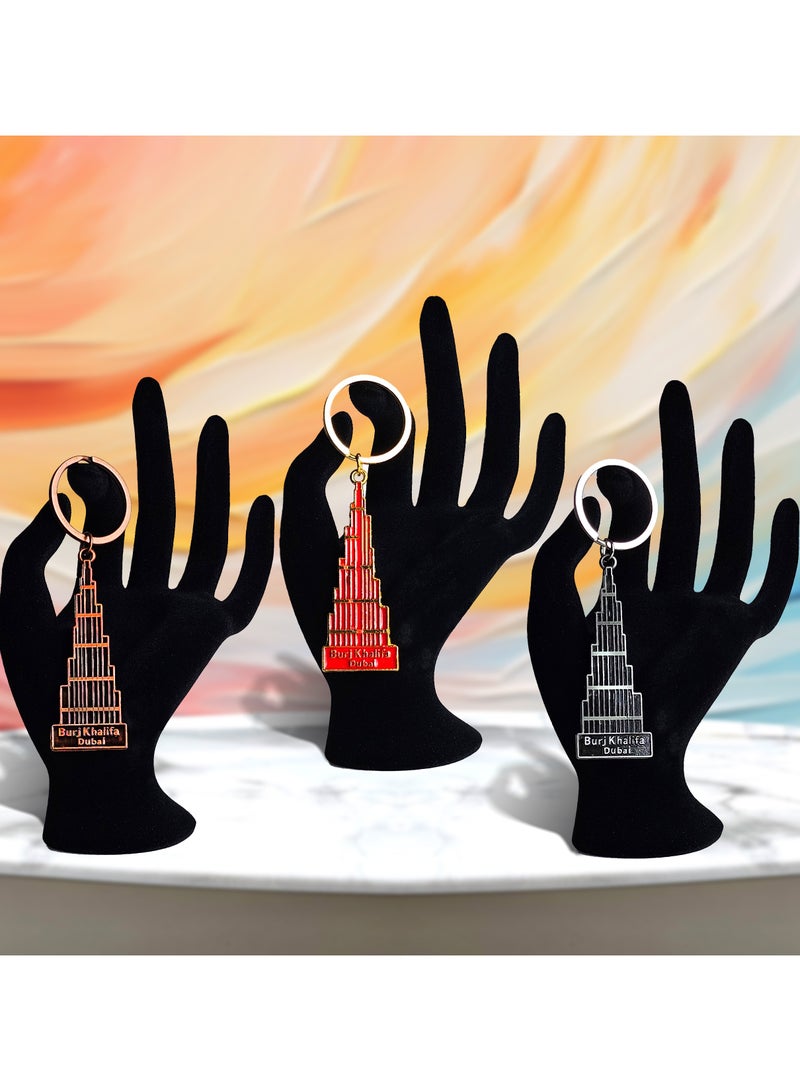 Souvenir Souq Keychain Metal Burj Khalifa Charm - Image 1