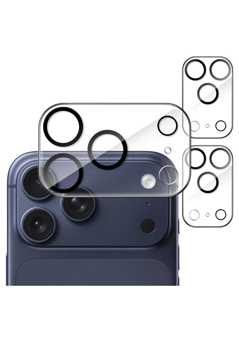 Denx Camera Lens Protector for iPhone 17 Pro Max, 9H Tempered Glass, Anti-Scratch, Case Friendly, Does Not Affect Night Shots, HD Clear (Clear) - Image 1