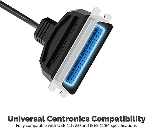 SABRENT محول كابل طابعة USB إلى متوازي IEEE 1284 (CB-CN36) - Image 3
