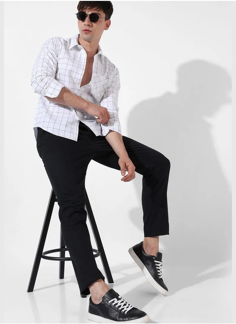 Campus Sutra Men's Checkered Casual Shirt