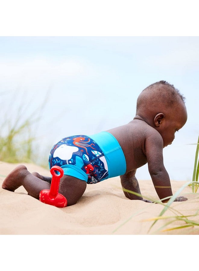 Splash About Happy Nappy Reusable Swim Diaper, Under The Sea, 12-24 Months - Image 4