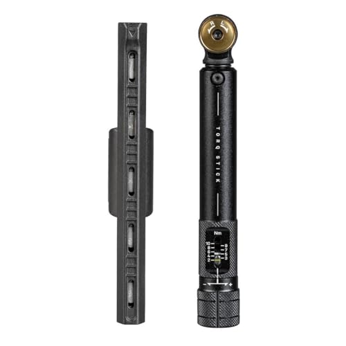 Topeak Torq Stick 2-10 Nm Adjustable Torque Wrench – Compact +/- 4% Precision Tool for Bike Maintenance with Reversible Ratcheting Head and 5 Bit Storage Pen (3/4/5 Hex + T20 T25 Torx Bits) - Image 1