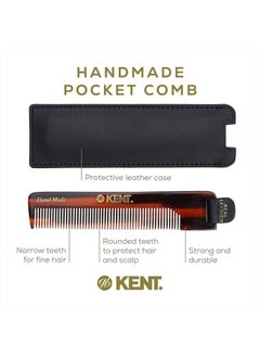 Kent NU22 Handmade All Fine Tooth Pocket Comb for Men, Women and Kids, Hair Comb Straightener for Everyday Grooming Styling Hair, Beard and Mustache, Saw Cut and Hand Polished, Made in England - pzsku/ZF35BAD00D61A14151A65Z/45/_/1741095516/571300cd-b3d5-474b-b009-3e1531458c75