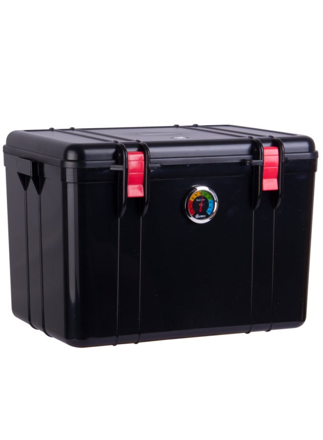 Eirmai R21 Moisture-proof Box, Drying Box, Lens Waterproof Sealing Box, Large Size, Comes With Large Moisture-absorbing Card, Glossy Black - Image 1