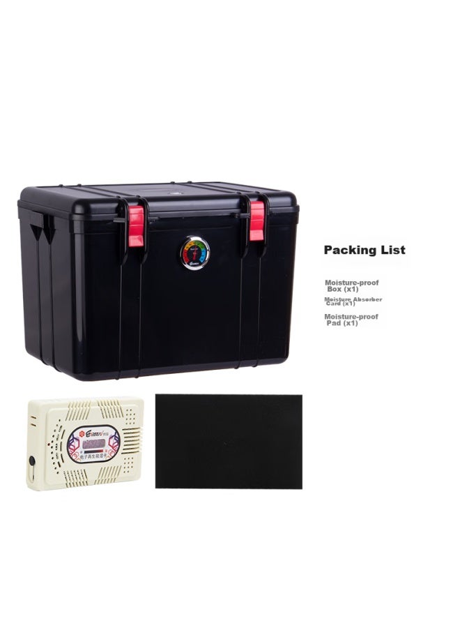 Eirmai R21 Moisture-proof Box, Drying Box, Lens Waterproof Sealing Box, Large Size, Comes With Large Moisture-absorbing Card, Glossy Black - Image 4